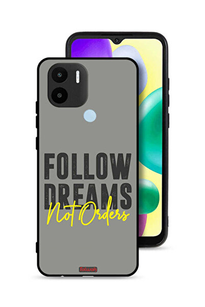 Tolwak غطاء حماية لهاتف Xiaomi Redmi A1 Plus - اتبع الأحلام وليس الأوامر