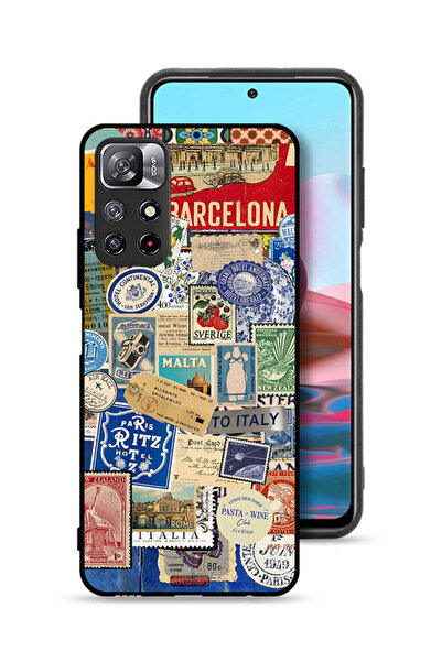 Tolwak ملصقات غطاء حماية لهاتف Xiaomi Redmi Note 11 4G لمدن مختلفة