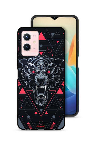 Tolwak غطاء حماية لهاتف Vivo Y33s 5G بتصميم الذئب المتمرّد