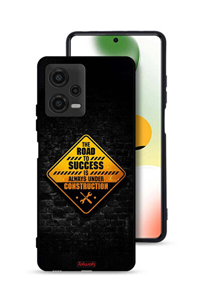 Tolwak جراب حماية لهاتف Xiaomi Poco X5 الطريق إلى النجاح دائمًا قيد الإنشاء