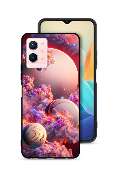 Tolwak غطاء حماية لهاتف Vivo Y33s 5G بتصميم غيوم وفن تجريدي