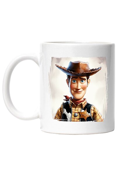 INOVATIX Cana alba personalizata, Toy Story, Iubitori De Desene Animate, Wood...