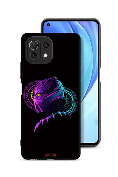 Tolwak غطاء حماية لهاتف Xiaomi Mi 11 Lite، رسم فني رقمي بسيط عالي الدقة