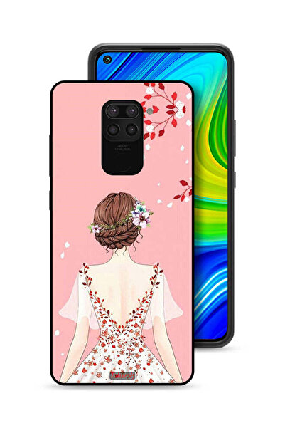 Tolwak غطاء حماية لهاتف شاومي ريدمي نوت 9 بتصميم فتاة واقفة