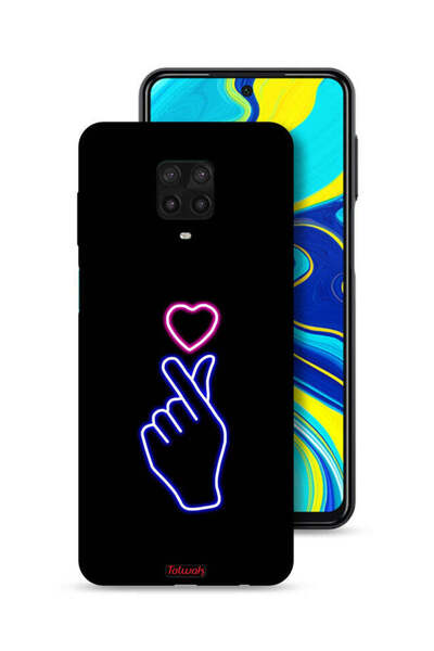 Tolwak غطاء حماية لهاتف شاومي ريدمي نوت 9S برسومات قلب سناب