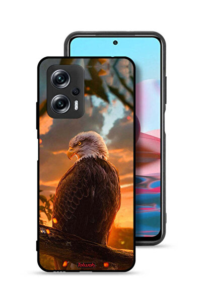 Tolwak غطاء حماية لهاتف شاومي ريدمي نوت 11T برو 5G بتصميم النسر