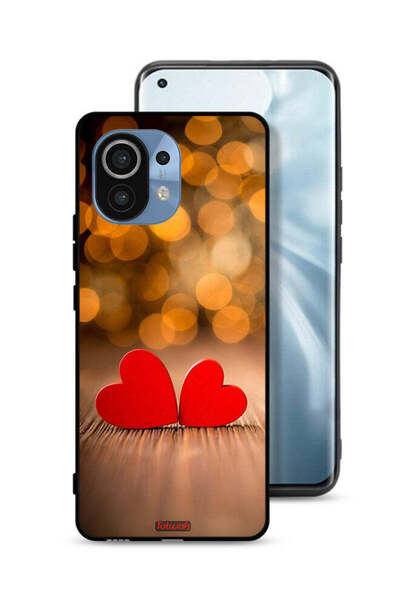 Tolwak Xiaomi Mi 11 Protective Case Cover Two Beautiful Hearts