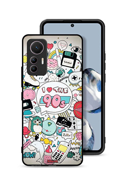 Tolwak غطاء حماية لهاتف شاومي 12 لايت - أحب التسعينيات