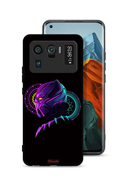 Tolwak غطاء حماية لهاتف Xiaomi Mi 11 Ultra، رسم فني رقمي بسيط عالي الدقة