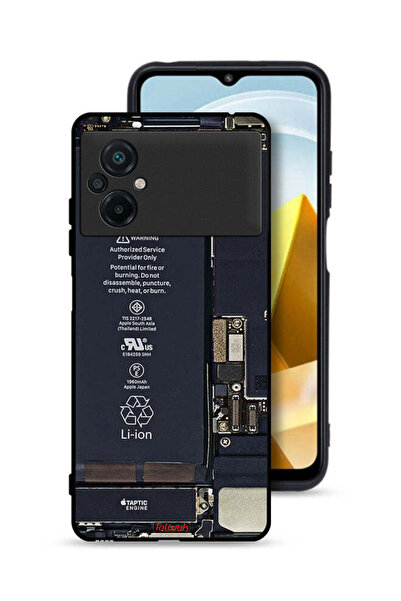 Tolwak غطاء حماية لهاتف Xiaomi Poco M5 4G بنمط دائرة الهاتف