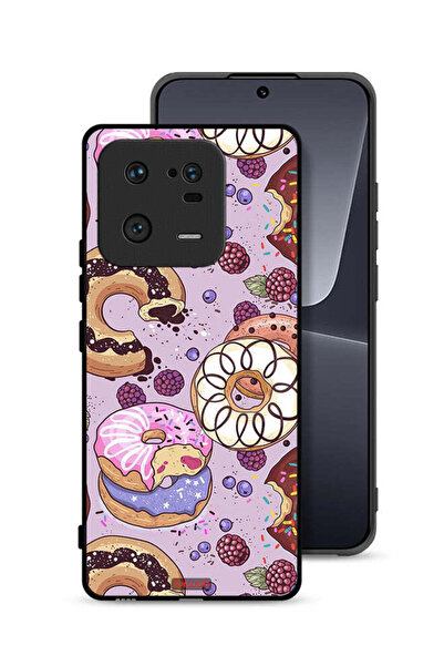 Tolwak Xiaomi 13 Pro Protective Case Cover Donuts Art