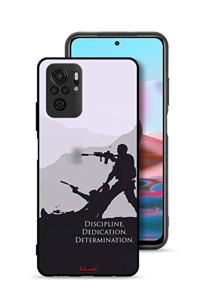 Tolwak Xiaomi Redmi Note 10S Protective Case Cover Discipline Dedication Dete...