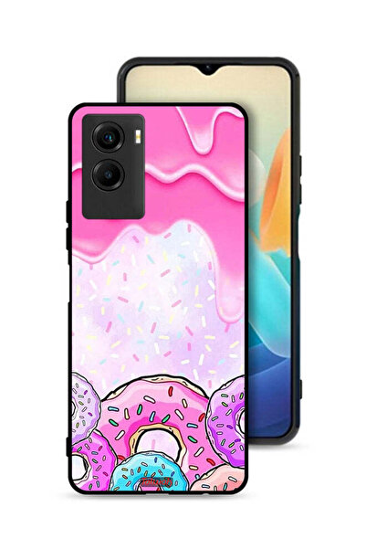 Tolwak Vivo Y55s 5G (2021) Protective Case Cover Donut Colors