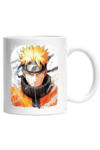 INOVATIX Cana alba personalizata, Personaj, Naruto, Anime, Ninja, Bandana, INOVATIX®. 330ml