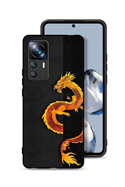 Tolwak Xiaomi 12T Pro Protective Case Cover Dragon Art