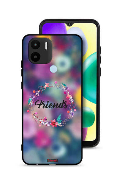 Tolwak غطاء حماية شاومي ريدمي A1 بلس بتصميم خاتم أصدقاء الزهور
