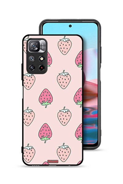 Tolwak غطاء حماية لهاتف شاومي ريدمي نوت 11 4G أيقونة الفراولة