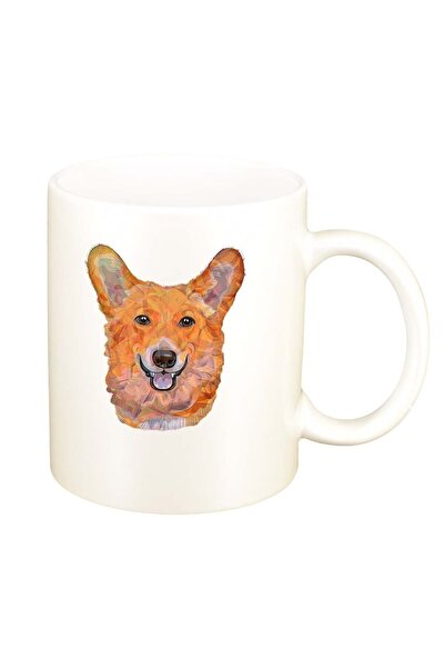 INOVATIX Cana alba personalizata, Ζωγραφισμένο Σκύλο, D1001, INOVATIX®. 330ml