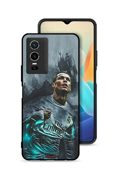Tolwak غطاء حماية لهاتف Vivo Y76 5G برسومات كريستيانو رونالدو