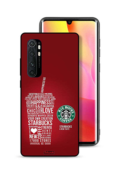 Tolwak غطاء حماية لهاتف شاومي مي نوت 10 لايت - ملصق قهوة