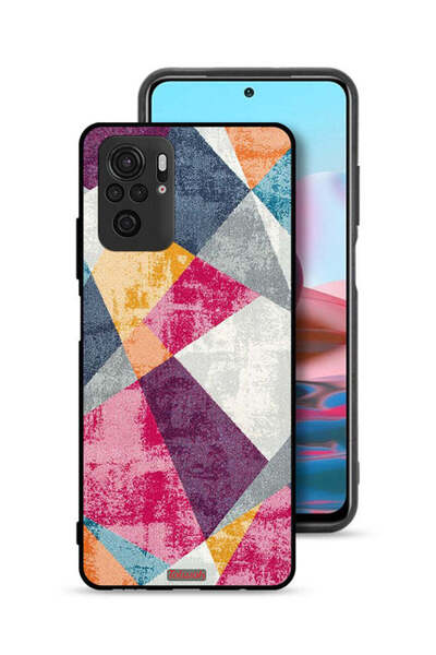 Tolwak Xiaomi Redmi Note 10S Protective Case Cover Paint Pattern