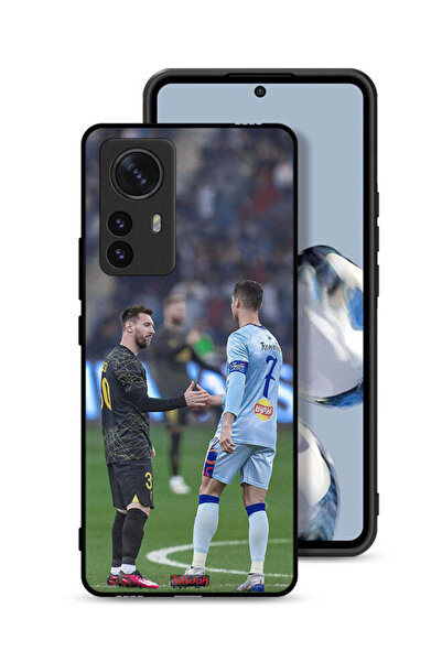 Tolwak غطاء حماية لهاتف شاومي 12 ميسي ورونالدو