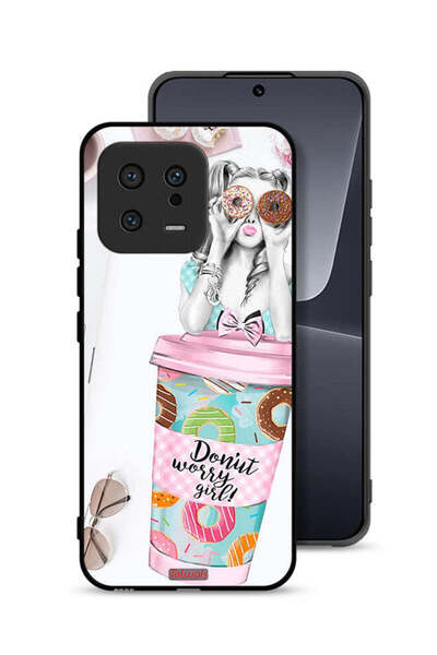 Tolwak غطاء حماية لهاتف شاومي 13 - فتاة دونات ووري