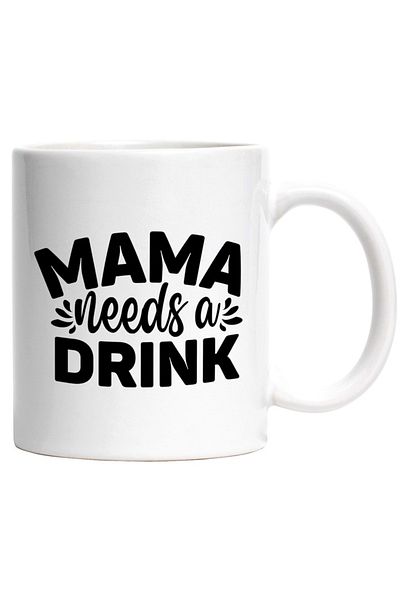 INOVATIX Personalized white mug, for mothers who need a drink - stress, INOVATIX®. 330ml