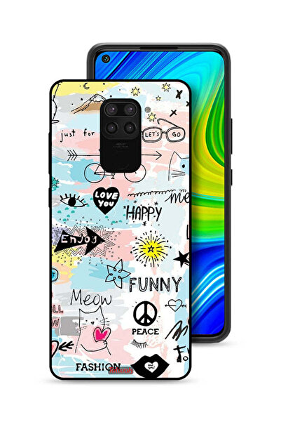 Tolwak غطاء حماية لهاتف شاومي ريدمي نوت 9 - أحبك - علامات