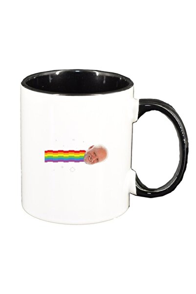 INOVATIX Cana alba personalizata, Meme - Harold, interior negru, D1403, INOVA...