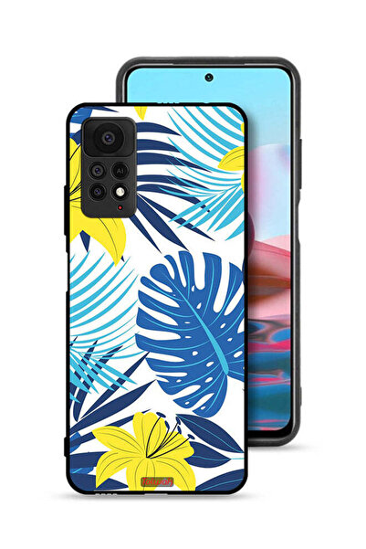 Tolwak غطاء حماية لهاتف شاومي ريدمي نوت 11 برو 5G برسومات ريش وزهور