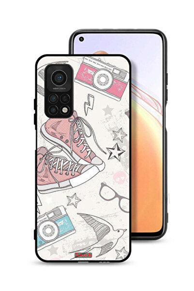Tolwak غطاء حماية لهاتف Xiaomi Mi 10T Pro 5G، حذاء قماشي وفن كاميرا