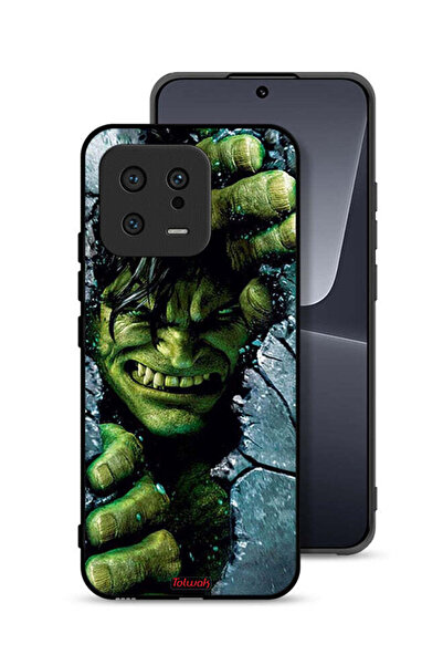 Tolwak غطاء حماية لهاتف شاومي 13 بتصميم هالك المذهل