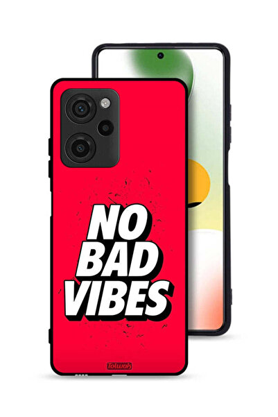 Tolwak Xiaomi Poco X5 Pro Protective Case Cover No Bad Vibes