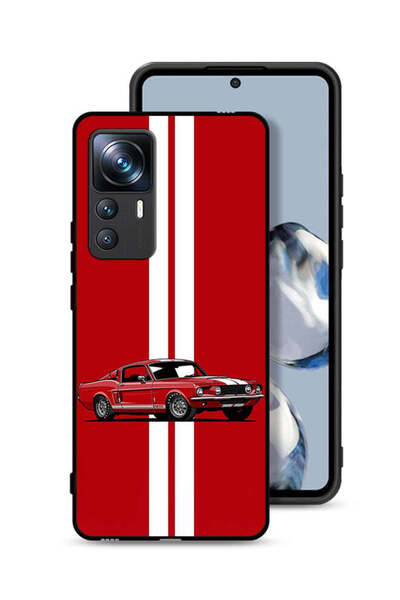 Tolwak Xiaomi 12T Pro Protective Case Cover Vintage Car Abstract Art