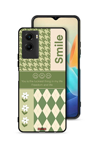 Tolwak Vivo Y55s 5G (2021) Protective Case Cover Smile Is The Luckiest Thing ...