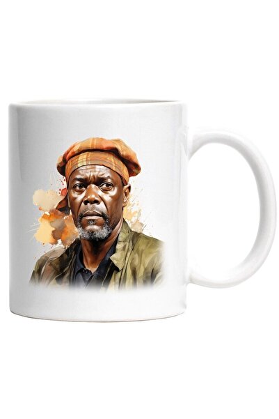 INOVATIX Cana alba personalizata, Samuel L. Jackson, Actor, Celebritate, Filme, INOVATIX®. 330ml