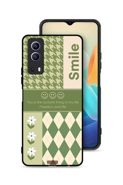 Tolwak غطاء حماية لهاتف Vivo Y72 5G الابتسامة هي أسعد شيء في حياتي