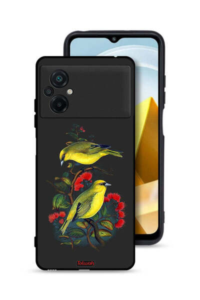 Tolwak غطاء حماية لهاتف Xiaomi Poco M5 4G بطبعة طيور
