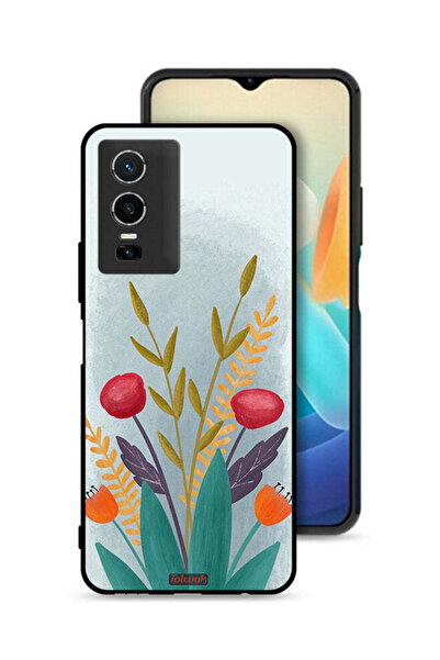 Tolwak غطاء حماية لهاتف Vivo Y76 5G برسومات نباتية