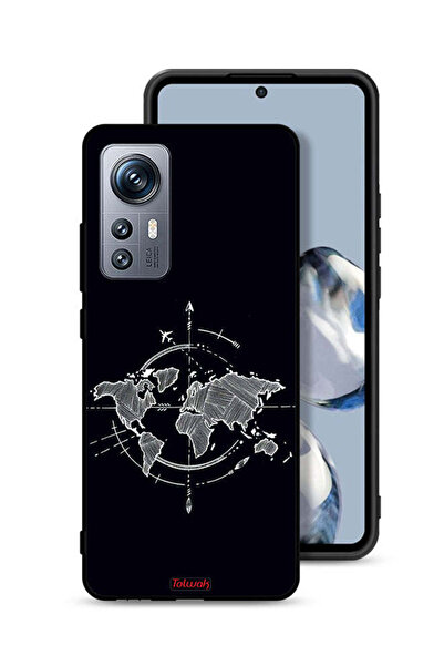 Tolwak غطاء حماية لهاتف Xiaomi 12S بتصميم فن البوصلة