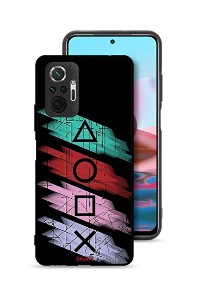 Tolwak غطاء حماية لهاتف شاومي ريدمي نوت 10 برو 4G برسومات أيقونات لعبة الحبار