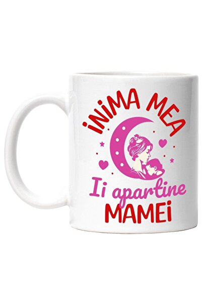 INOVATIX Personalized white mug, Mother and Daughter Family My Heart Belongs ...