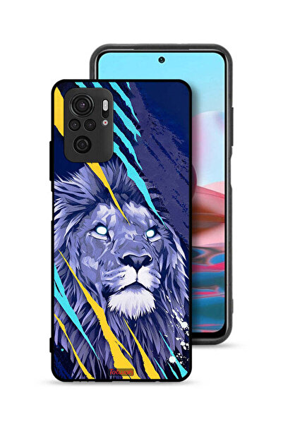 Tolwak غطاء حماية لهاتف شاومي ريدمي نوت 10 4G الأسد الملك