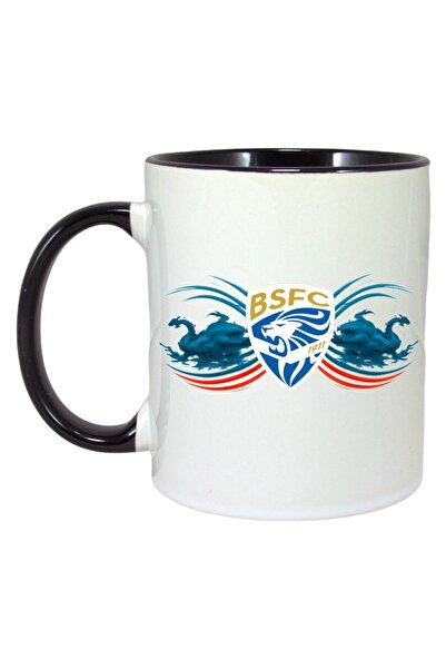 INOVATIX Personalizat Alba Cana, Brescia Calcio Italia, Maner Si Interior Neg...