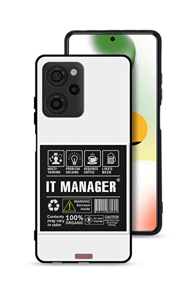 Tolwak غطاء حماية لهاتف Xiaomi Poco X5 Pro - ملصق مدير تكنولوجيا المعلومات