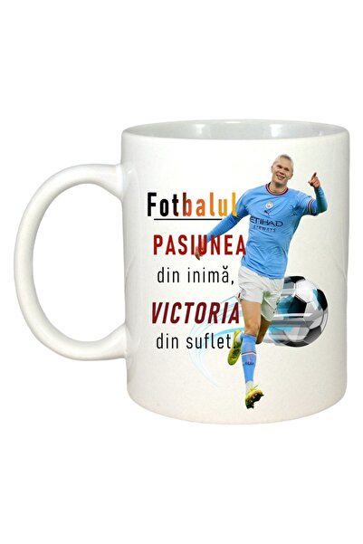 INOVATIX Cana Alba Personalizata, Erling Pasiune, Maner Si Interior Alb, ®. 3...