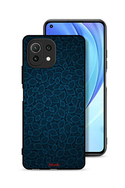 Tolwak غطاء حماية لهاتف شاومي مي 11 لايت بنقشة أوراق فنية رقمية