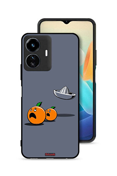 Tolwak غطاء حماية لهاتف Vivo Y77e 5G بتصميم فني رقمي بسيط وفكاهي