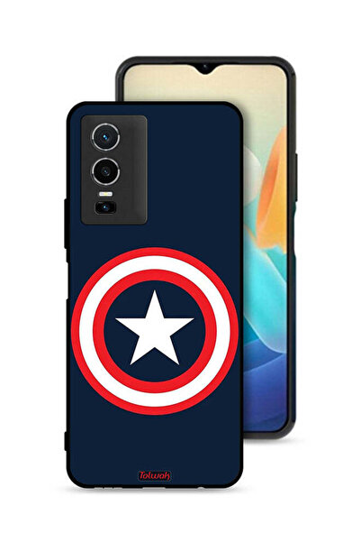 Tolwak غطاء حماية لهاتف Vivo Y76 5G بتصميم كابتن أمريكا